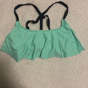 Stewpot back flounce bikini top